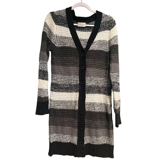 Women's Cardigan L Cozycore Soft Knit Fall Minimalist Quiet Luxury Y2K Retro - Picture 1 of 6